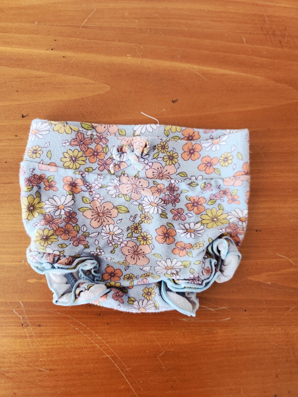 Angel Dear 0-3 Month Bamboo Floral Ruffle Bloomers